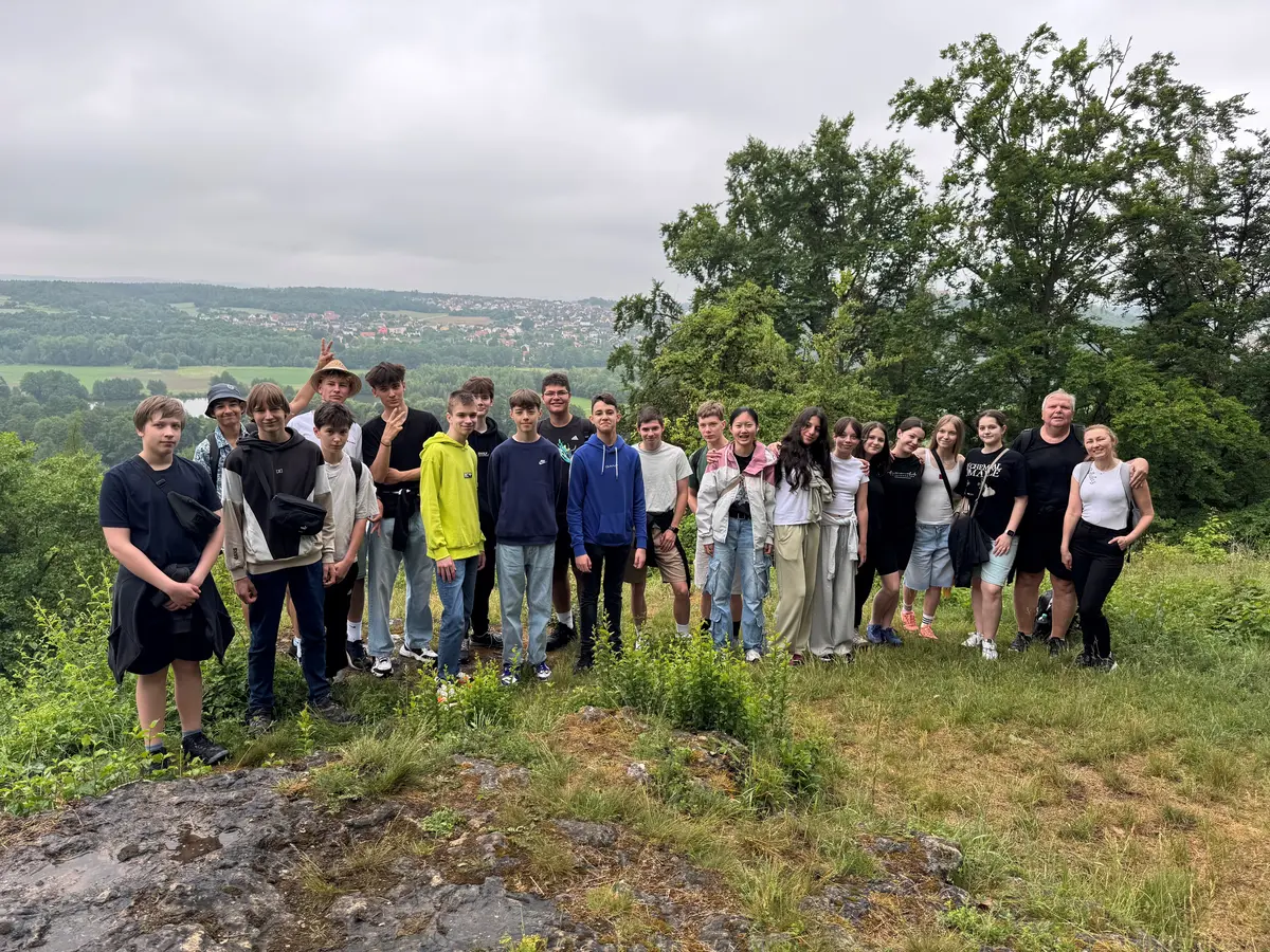 Wanderung Austauschschüler Malerwinkelweg