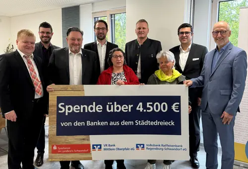 Spendenübergabe Städtedreieckslauf 2024