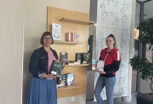 Neue Bücher im Saunabereich