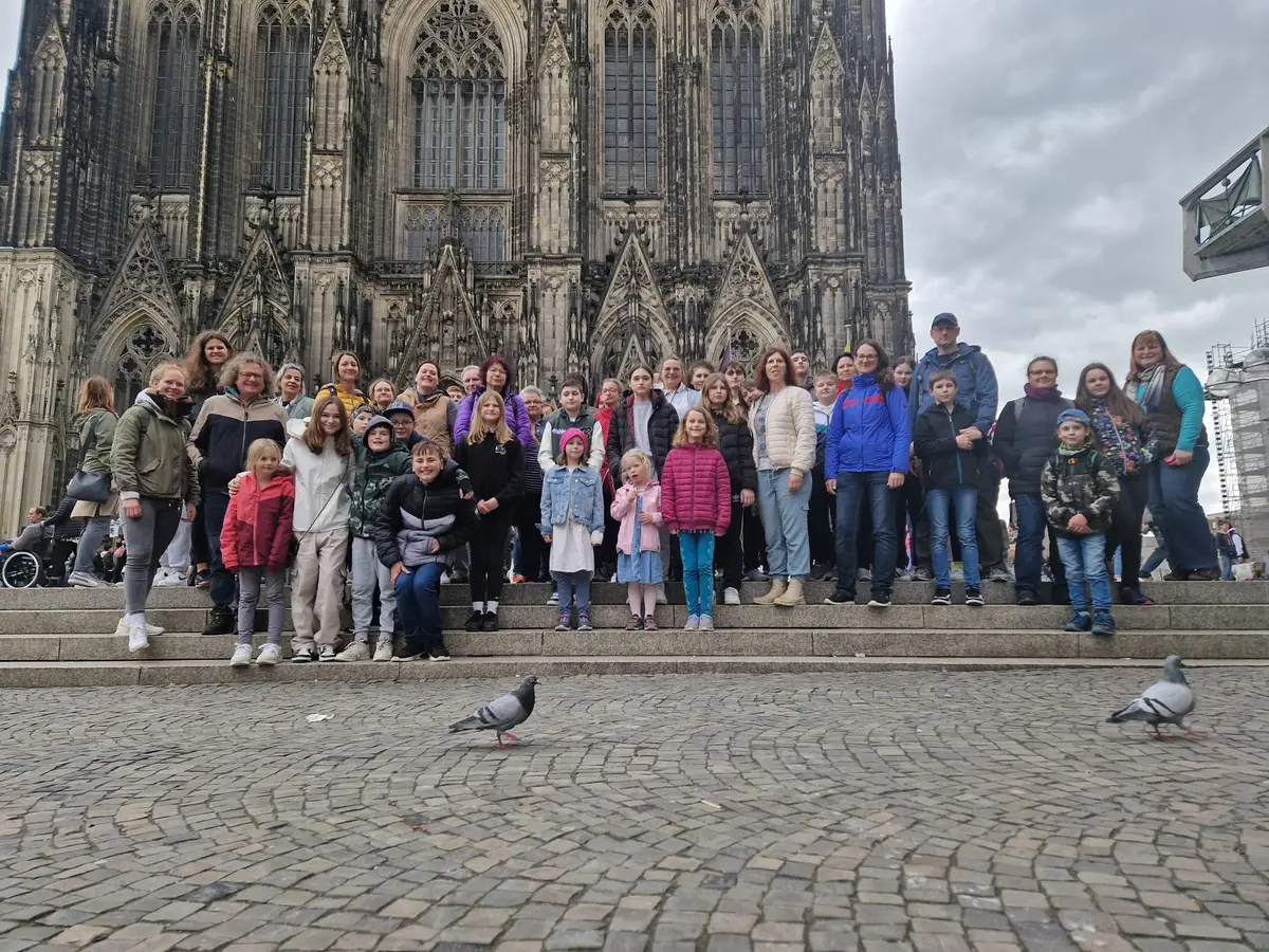 Gruppenfoto Familienfahrt Köln