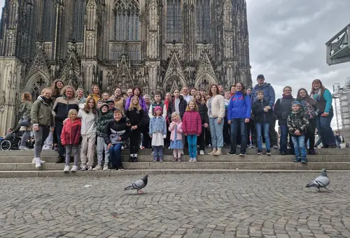 Gruppenfoto Familienfahrt Köln