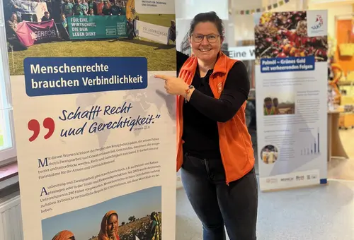 Ausstellung zum Lieferkettengesetz