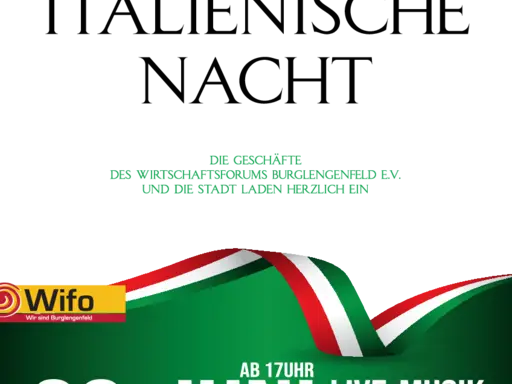 Plakat Italienische Nacht 2024