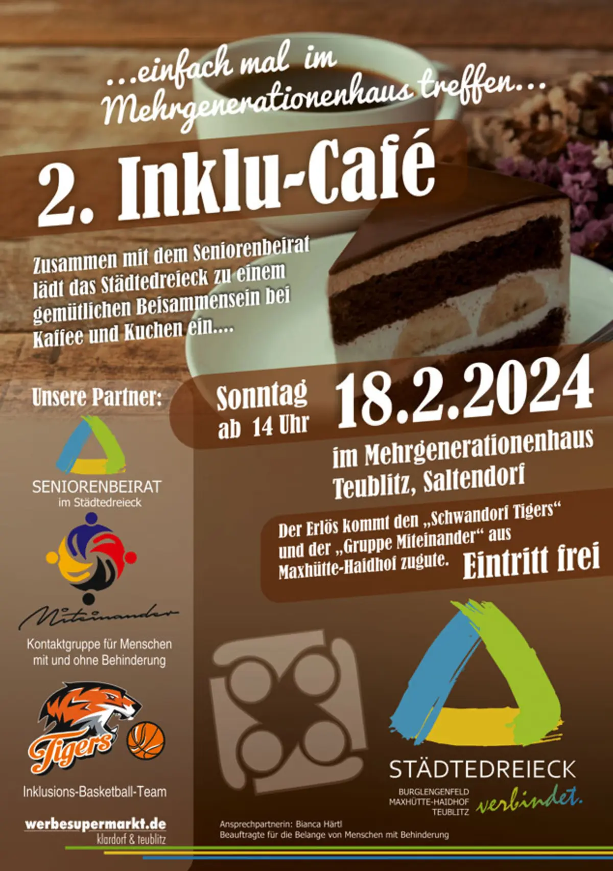 Flyer zum Inklu-Café