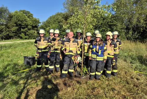 Baumpflanzaktion FF Burglengenfeld