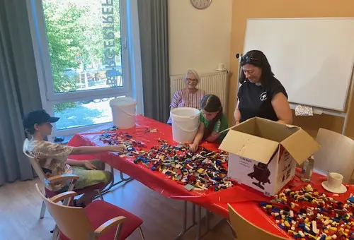 Aktion Rampe aus Legosteinen 2025