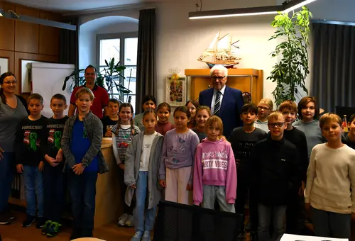 Klasse 4e zu Gast im Rathaus