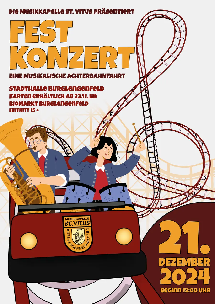 Festkonzert Musikkapelle St. Vitus Festkonzert Plakat